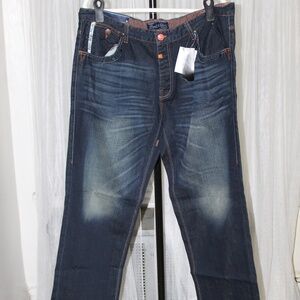 Parish Nation E-506  Dark Stone Wash Stitch Denim. Sz. 40/34